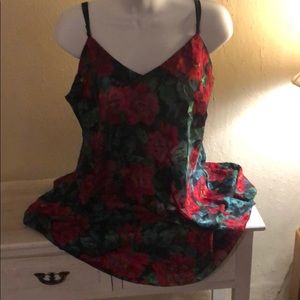 Rose floral lingerie